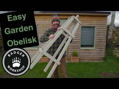 Making A Garden Obelisk