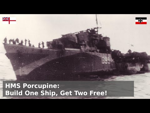 HMS Porcupine - Blown in Half, No Problem!