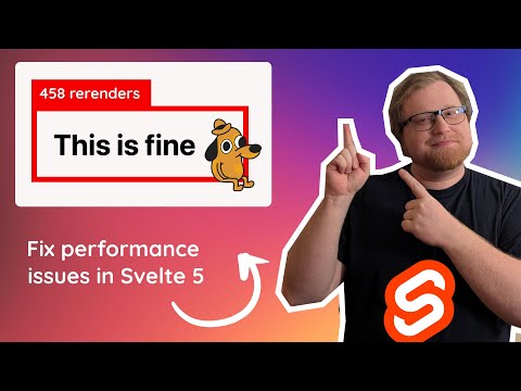 Why re-renders hurt performance and how you can fix them in Svelte 5