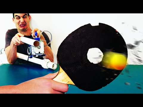 I Hit The Worlds Fastest Ping Pong Ball!