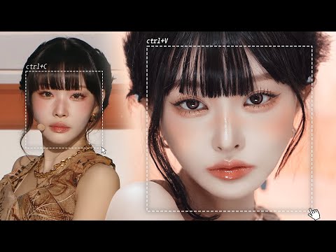 Fall-warm goddess descends🔱 I copied and pasted the most popular Chungha makeup ever🤎