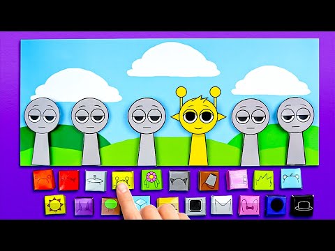 Inside Sprunki's Universe of Madness Fun! *DIY Gamebook & Adorable Paper Crafts*