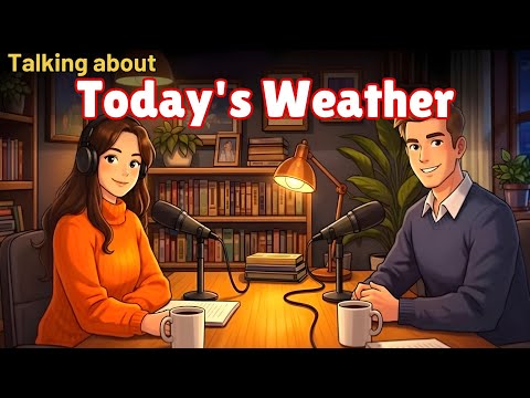 🔥 How to Talk About Today’s Weather Like a Native | Real English Conversation Practice ☀️🌧️