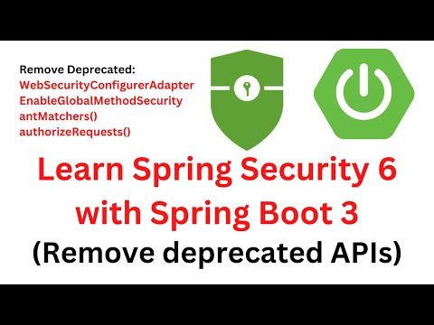 Learn Spring Security 6 with Spring Boot 3 | Crash Course | Say Good Bye to Deprecated APIs