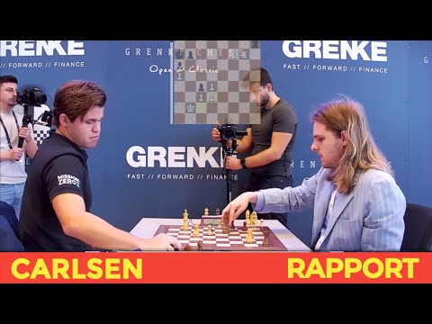 EPIC GAME FINALS || Magnus Carlsen (2823) vs Richard Rapport (2708) || GRENKE Chess 2024