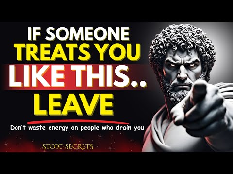 7 Behaviors You Should Never Ignore — Cut Them Off Immediately | Stoic Philosophy.