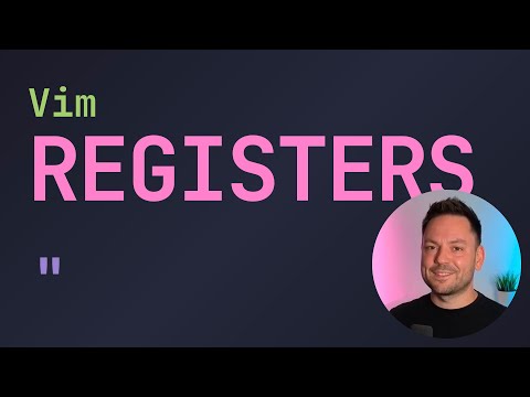 Registers Explained - Vim Tips & Tricks - Stop Losing Text in Vim