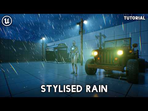 How to make stylised rain in Unreal Engine 5
