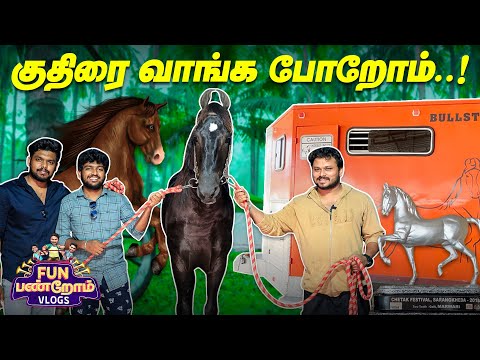 குதிரை வாங்க போறோம்..!😍 | Fun Panrom Vlogs | Pollachi Vlog | Blacksheep