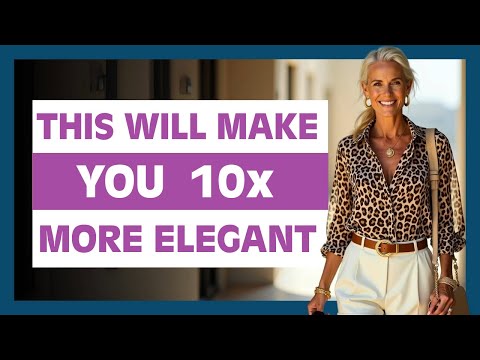 7 Simple WARDROBE CHANGES That Make WOMEN 50+ Look RICH and STYLISH