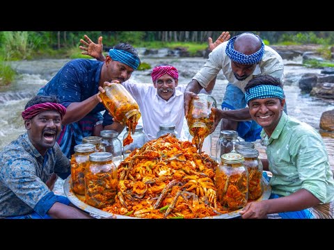 SEAFOOD in GLASS JAR | Mixed Seafood Recipe cooking in Glass Jar | Crab Shrimp Squid Recipe Cooking