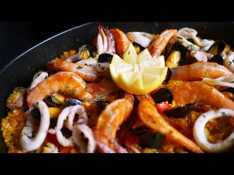 六分鐘會西班牙海鮮飯 How to make Spanish Paella?