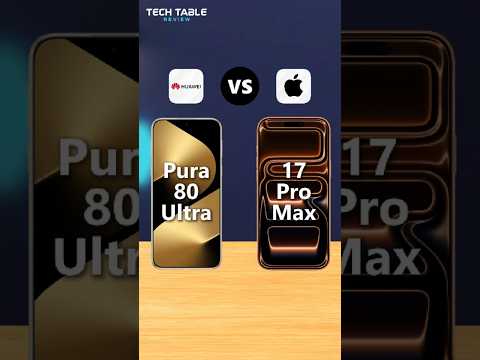 Huawei Pura 80 Ultra vs iPhone 17 Pro Max – Who’s Better?
