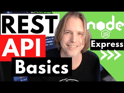 How to Build a REST API with Javascript | Node and Express JS Basics Tutorial