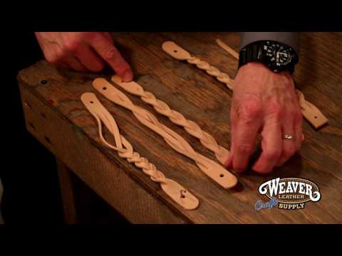 How to Make a Mystery Braid Leather Cuff Bracelet | Easy DIY Leathercraft with Chuck Dorsett