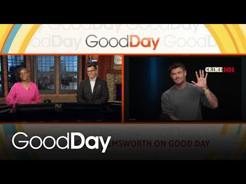We're talking to Chris Hemsworth about his newest film, 'Crime 101'