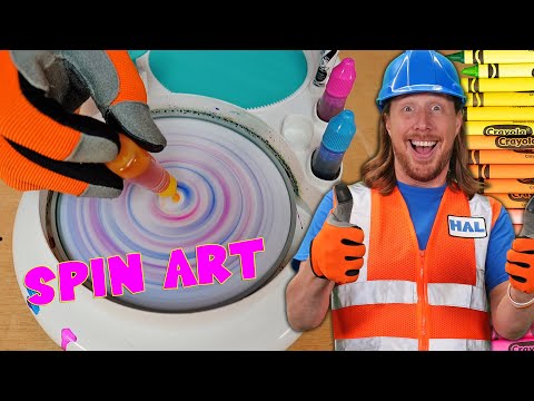 Spin Art and the Crayola Experience with Handyman Hal | Crayola Crayons