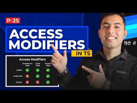 #25: Public, Protected & Private🔒Access Modifiers in Object-Oriented Programming in TypeScript