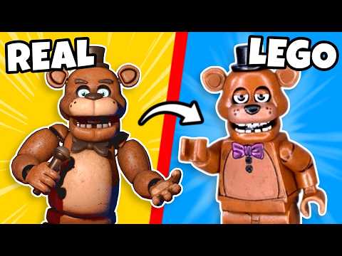 I built FIVE NIGHTS AT FREDDY'S out of LEGO...