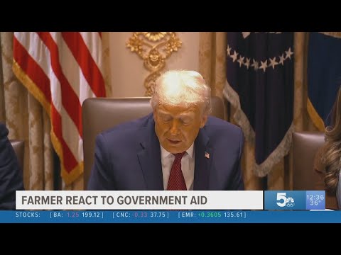 Farmer reacts to government aid