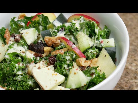 Kale Salad with Homemade Dressing | The Simple Way