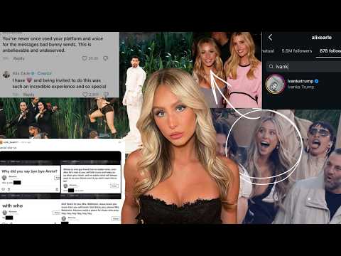 why was ALIX EARLE in the bad bunny performance?-