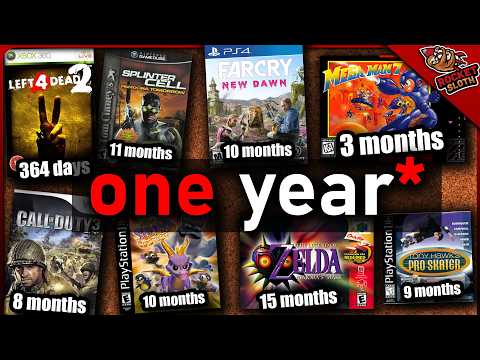 games developed in less than a year...