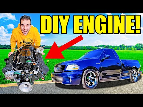 I DIY BUILT A MONSTER ENGINE FOR MY SVT LIGHTNING & SO CAN YOU! COMPLETE BUILD!