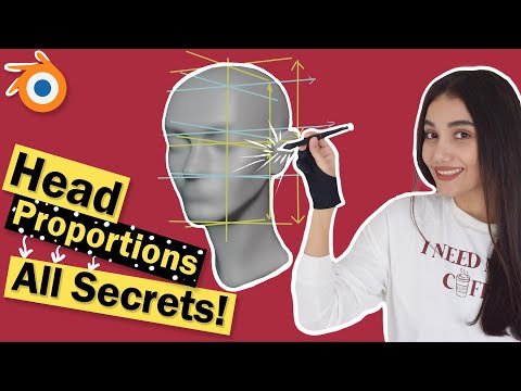 How To Sculpt A Head in Blender For Beginners + Correct Head Proportions