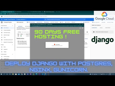 How to Deploy Django on Google Cloud with Postgres, Nginx, and Gunicorn on Linux | Virtual Machine