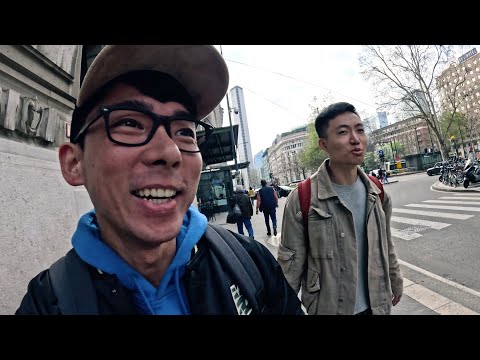 把大謙 (跟他的8個錢包) 從巴黎接過來米蘭【阿滴日常】