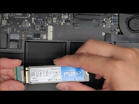13" inch MacBook Air A1466 Early 2014 Disassembly SSD Upgrade M.2 PCIe NVMe SSD