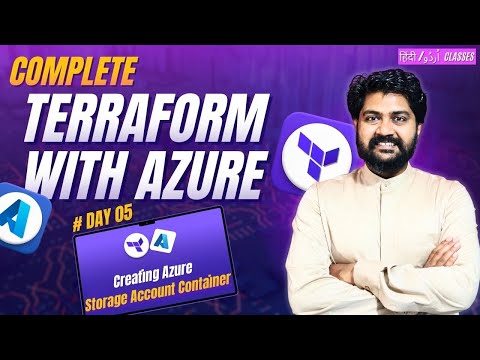 Create Azure storage account & container using terraform-Hindi/Urdu | Lec-05 | Terraform with Azure