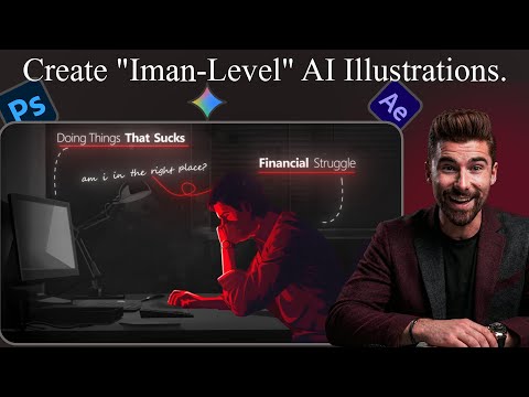 After Effects Tutorial: Animate AI Illustrations & Edit Like Iman Gadzhi