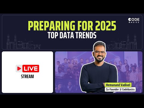 Preparing for 2025 - Top Data Trends, Scams | Codebasics Learner Meet Up Hyderabad