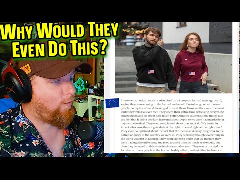 "What NOT to do Traveling to European Countries" Americans Called Out π€£