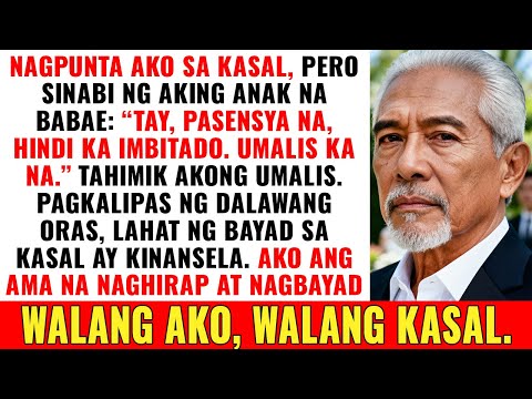 Dumating Ako sa Kasal, Ngunit Sinalubong Ako ng Aking Anak: 'Itay, Hindi Ka Imbitado. Lumayas Ka!'