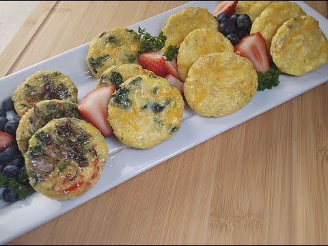 Delicious  breakfast & brunch omelette bites!