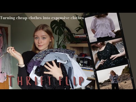 Thrift flip!!! Turning cheap clothes into expensive clothes!