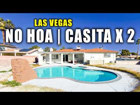 Las Vegas Home for Sale with Pool | NO HOA | 3 Kitchens, 2 Casitas or INCOME Units | RV Parking