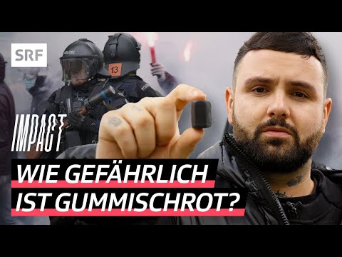 Blind nach Gummischrot – Warum setzt die Polizei Streumunition ein? | Impact | SRF
