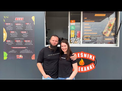 We opened our own business in Poland – a pancake shop on wheels. Working for ourselves in Poland.