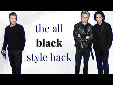 The Power of Wearing Black (Men’s Style Guide)