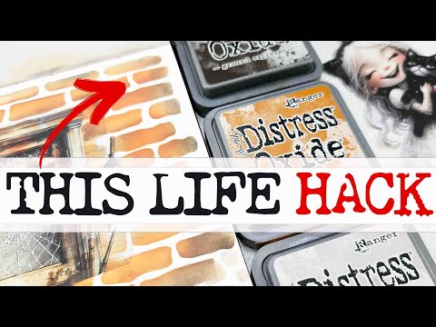 ☢️ TRIPLE - LAYER Stencilling - How I Create Depth using OXIDES !