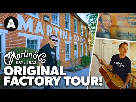 C.F. Martin Guitars North Street Factory - Where Guitars Were Made in the 1800s!