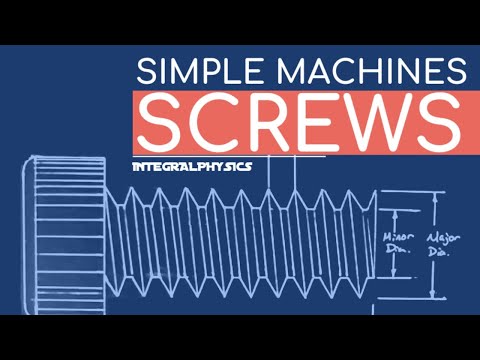Calculate Mechanical Advantage | Screws | Simple Machines For Engineers