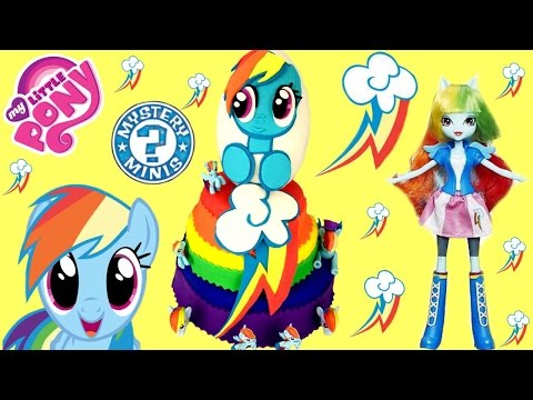 RAINBOW DASH Play-Doh Surprise Cake and Egg! My Little Pony Mystery Minis