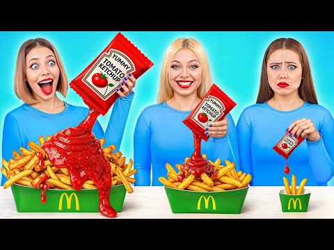 ความท้าทายจานใหญ่ กลาง และเล็ก | การต่อสู้ในครัวกับอุปกรณ์ลับ Super Hyper DO