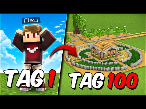 100 Tage Minecraft auf einer 100% FLACHEN WELT - Superflat [Film]