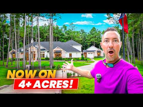 Inside the FIRST 4-10 Acre Community in Houston With Custom Homes UNLIKE Anything We've Ever Seen!